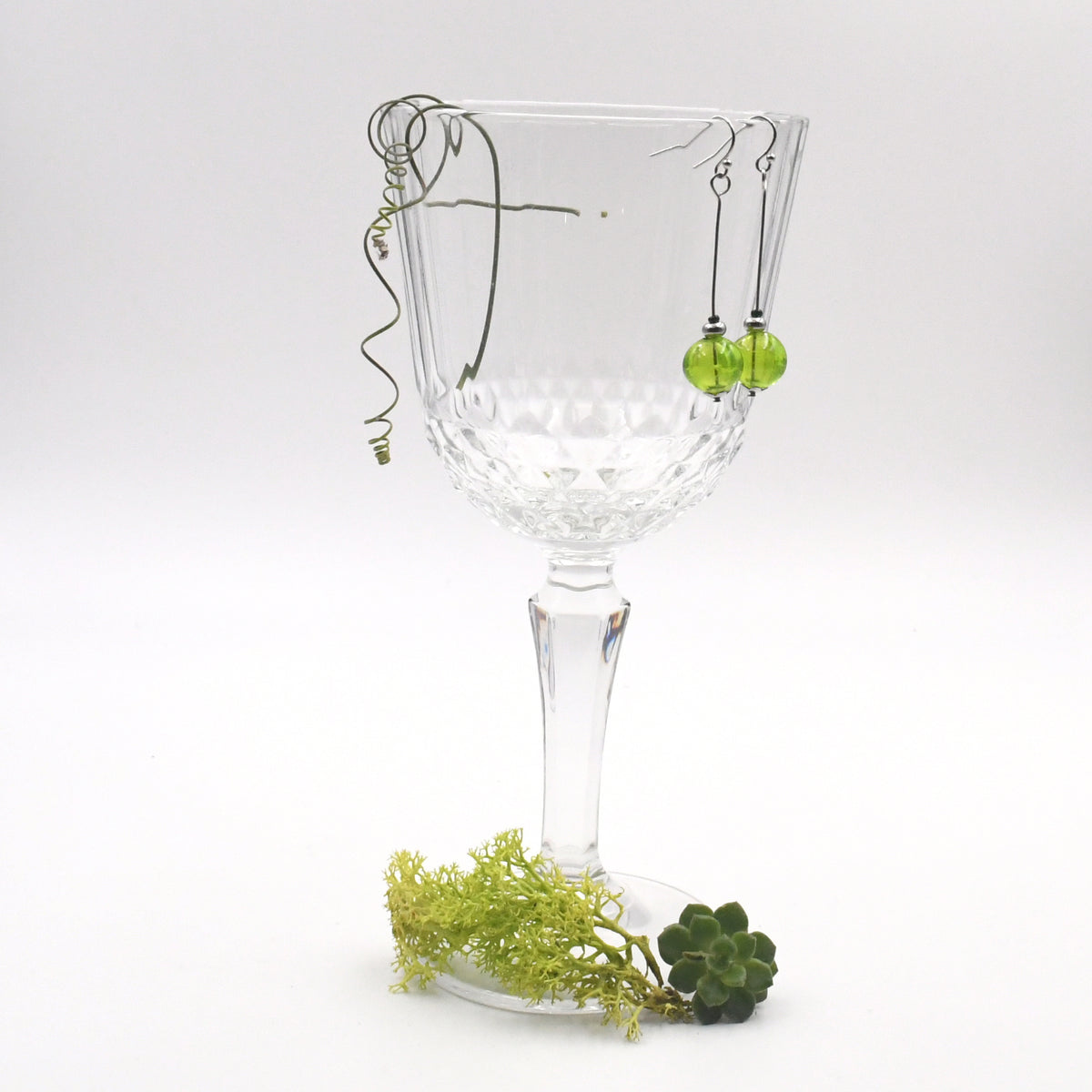 Boucles Perles Creuses "Longues"