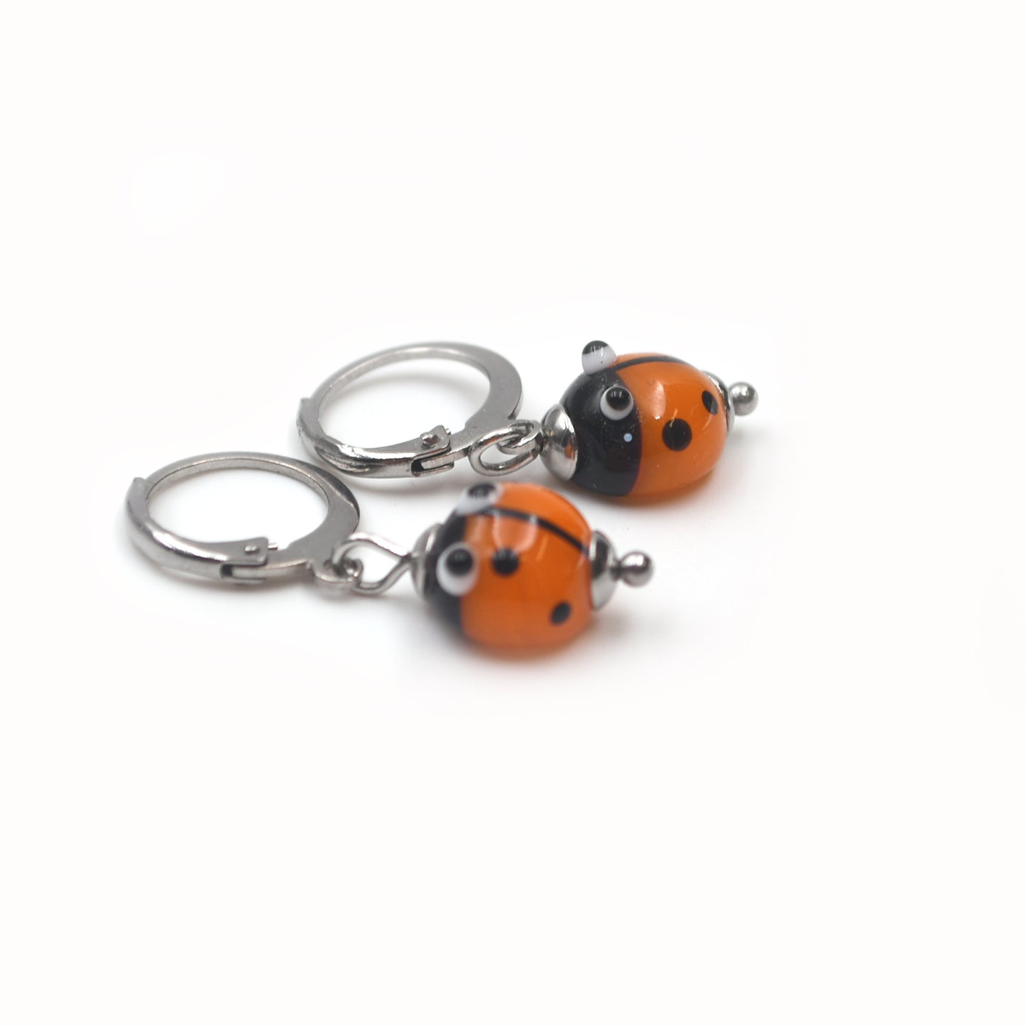 Boucles d'oreilles Coccinelles