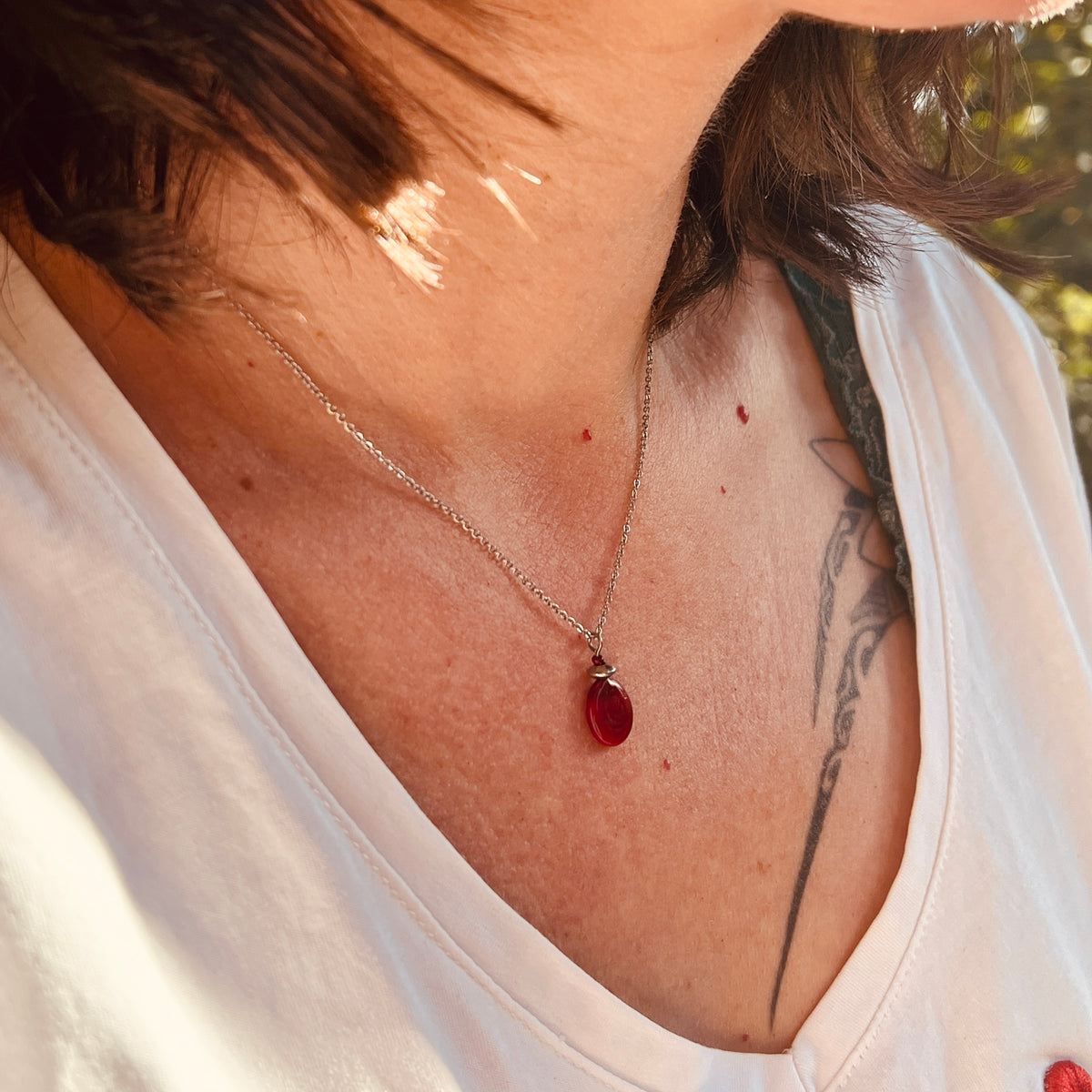 Goutte rouge Murano