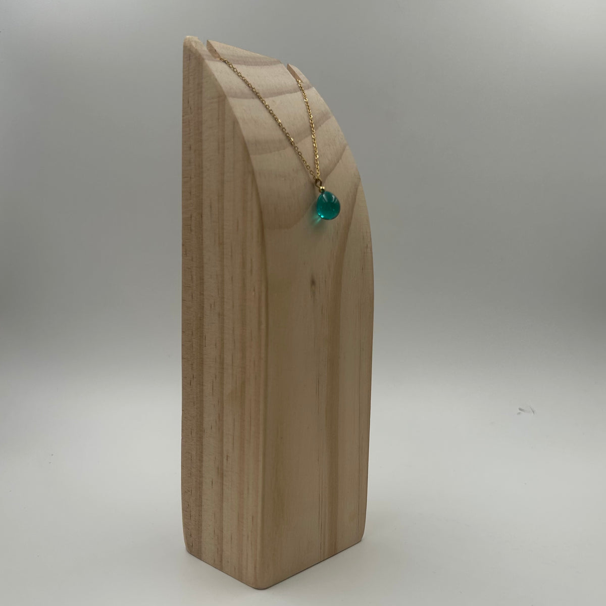 Collier goutte doré
