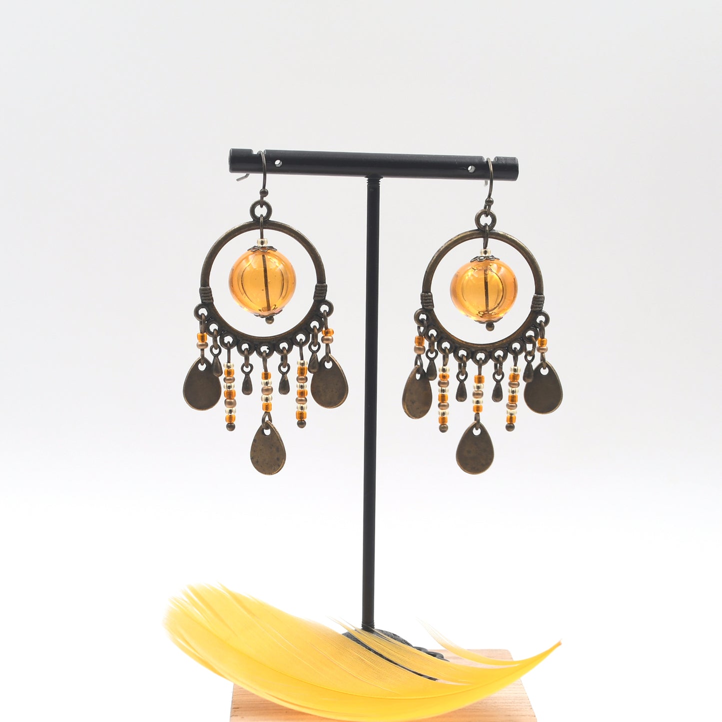 Boucles d'oreilles Bohême "Cercle"