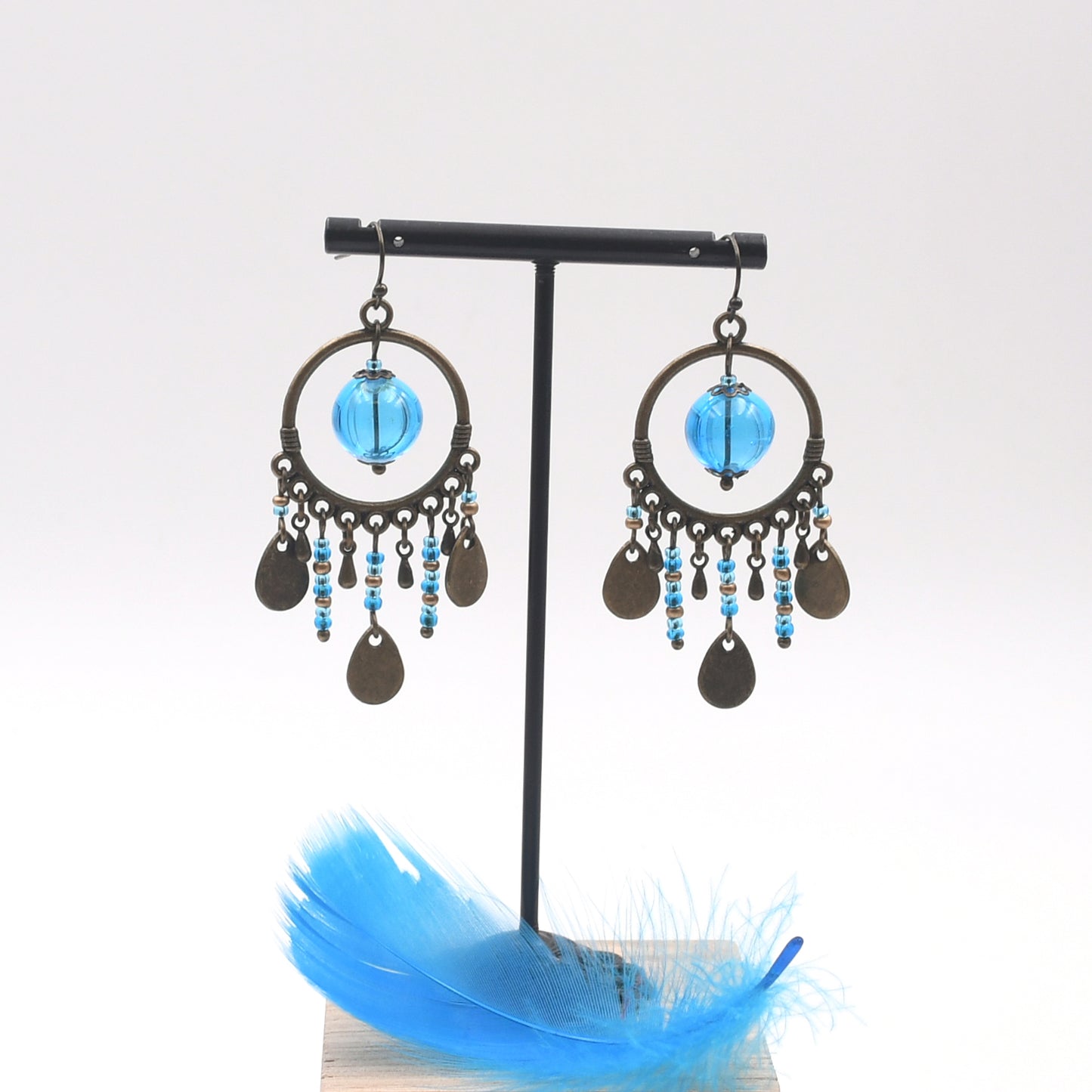 Boucles d'oreilles Bohême "Cercle"