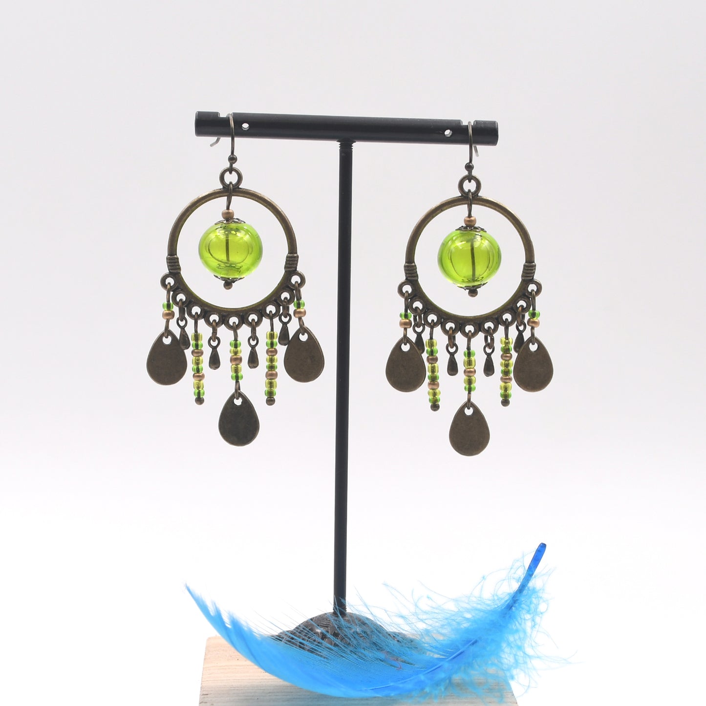 Boucles d'oreilles Bohême "Cercle"