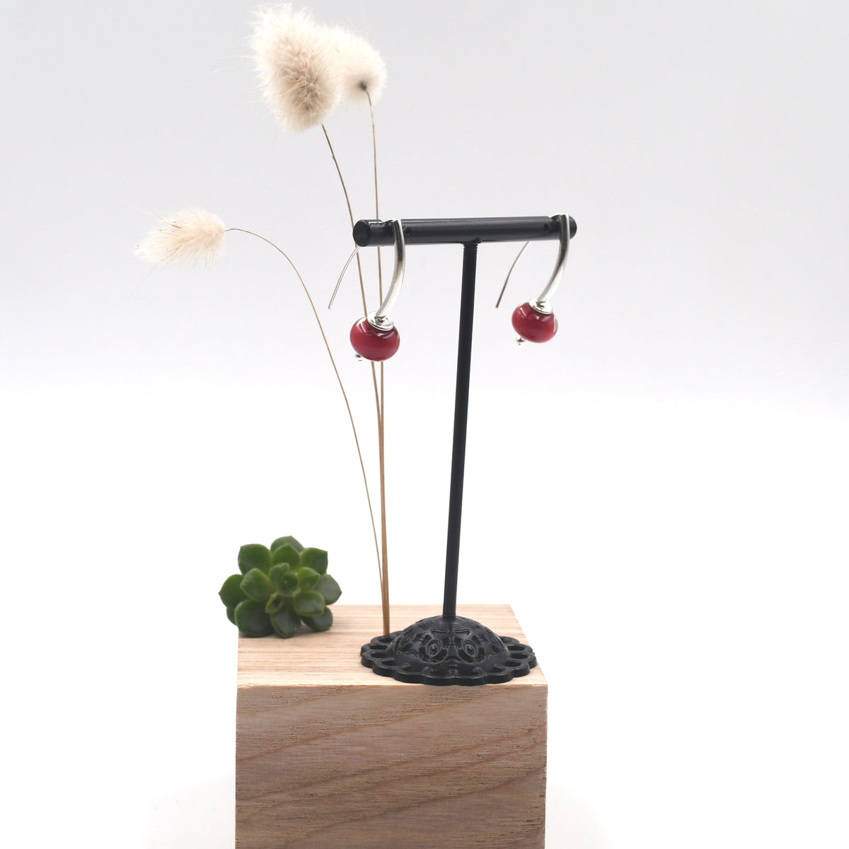 Boucles d'oreilles unies Tubes