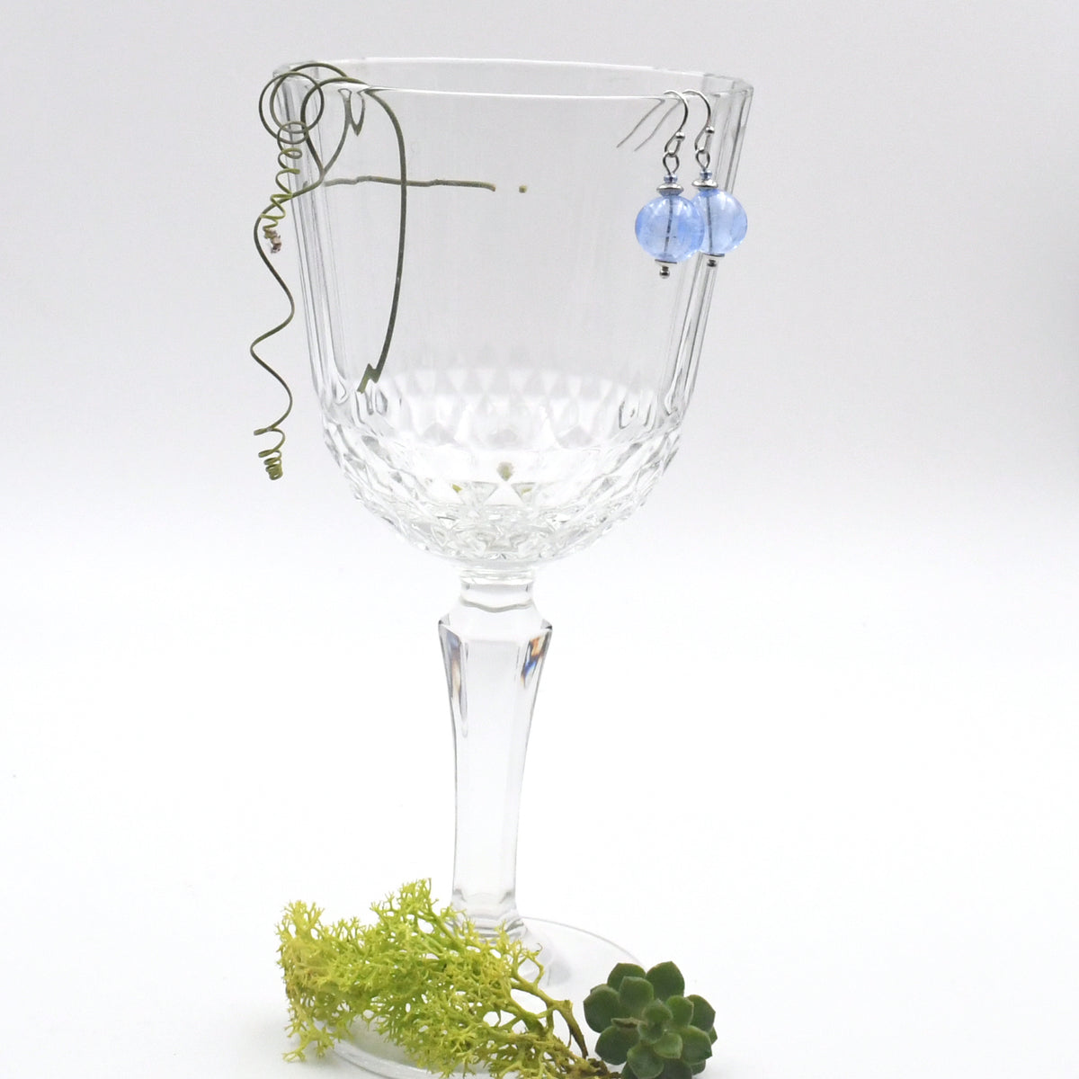 Boucles Perles Creuses "Courtes"