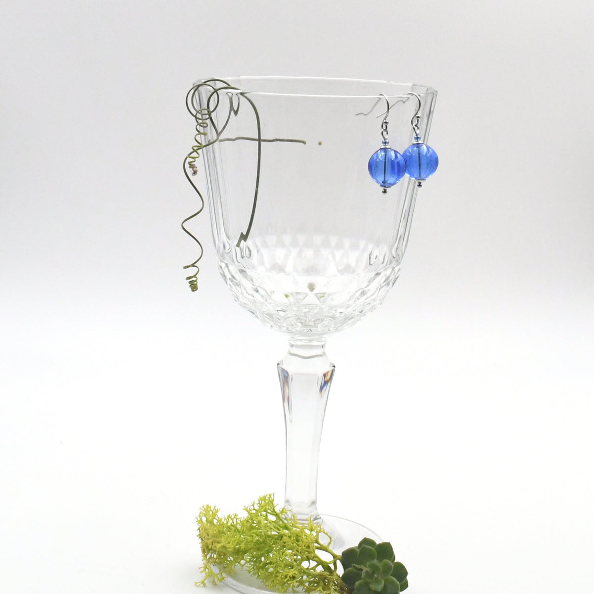 Boucles Perles Creuses "Courtes"