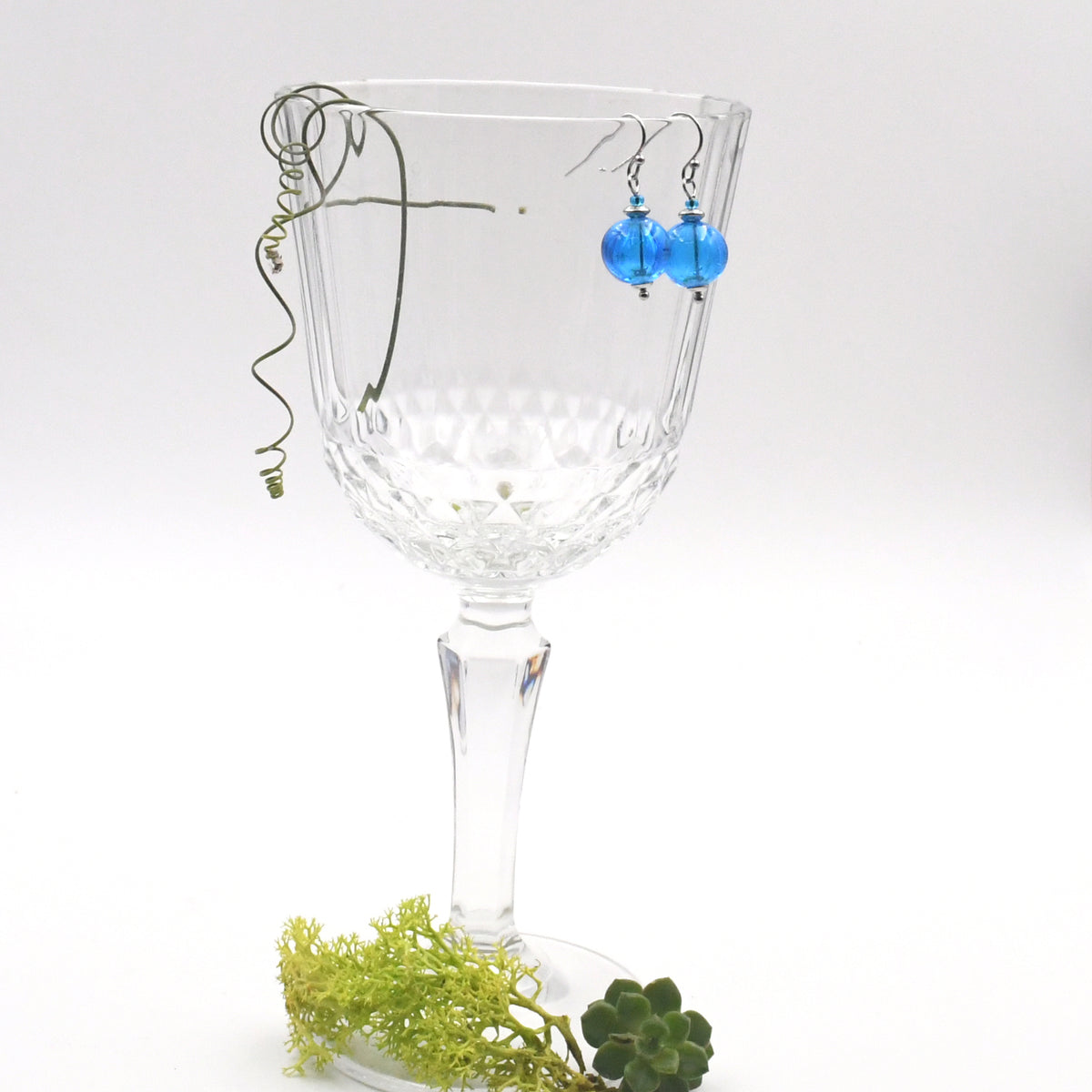 Boucles Perles Creuses "Courtes"