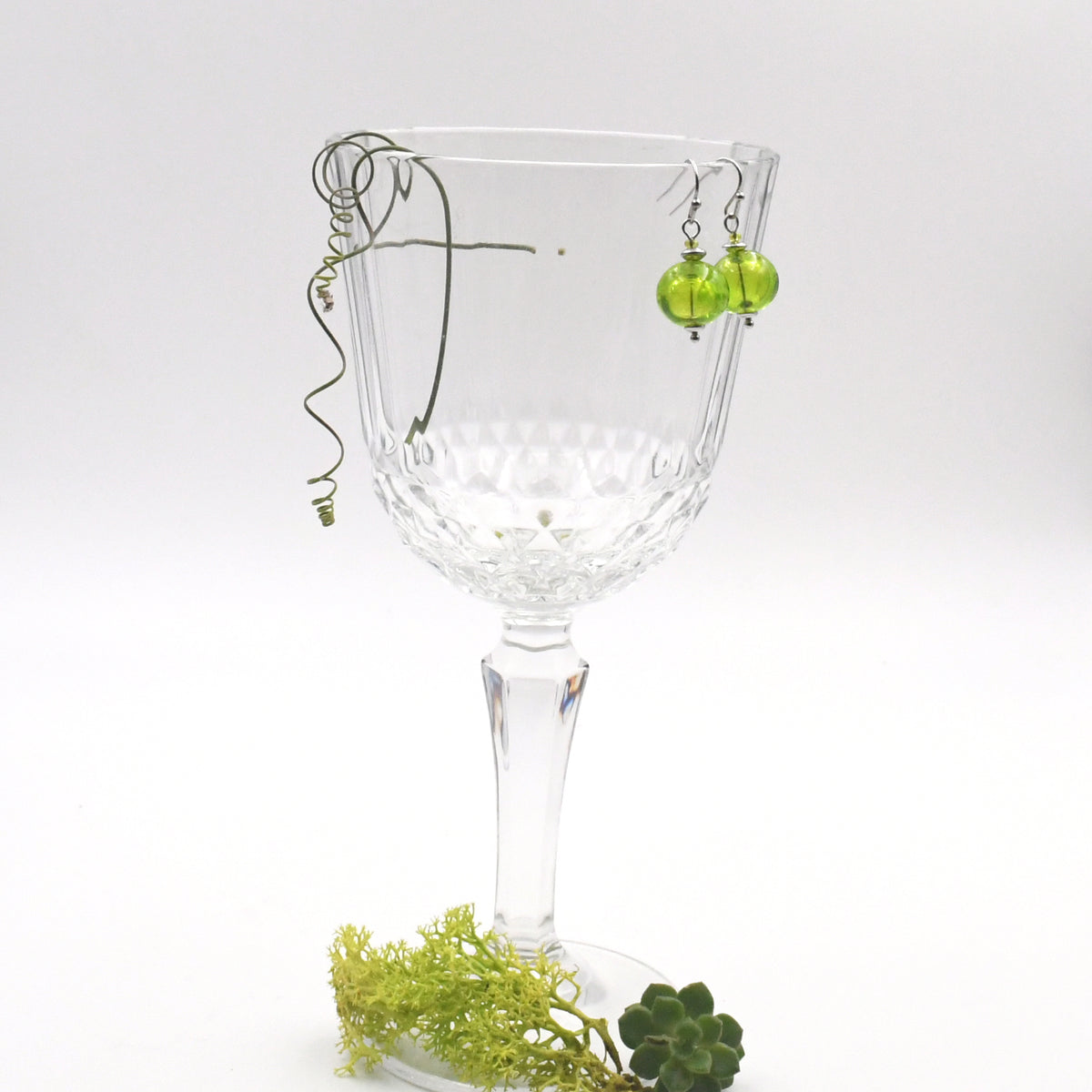 Boucles Perles Creuses "Courtes"