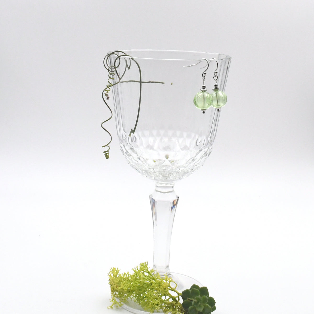 Boucles Perles Creuses "Courtes"