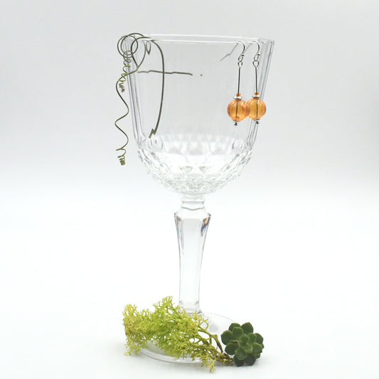Boucles Perles Creuses "Longues"