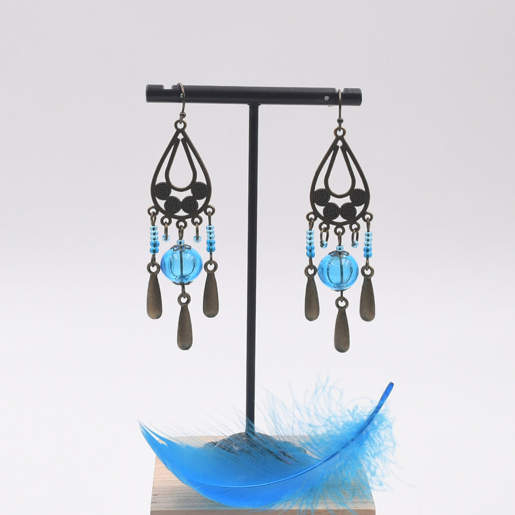 Boucles d'oreilles Bohême "Gouttes"