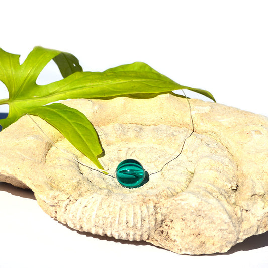 Collier Perle creuse "Solitaire"
