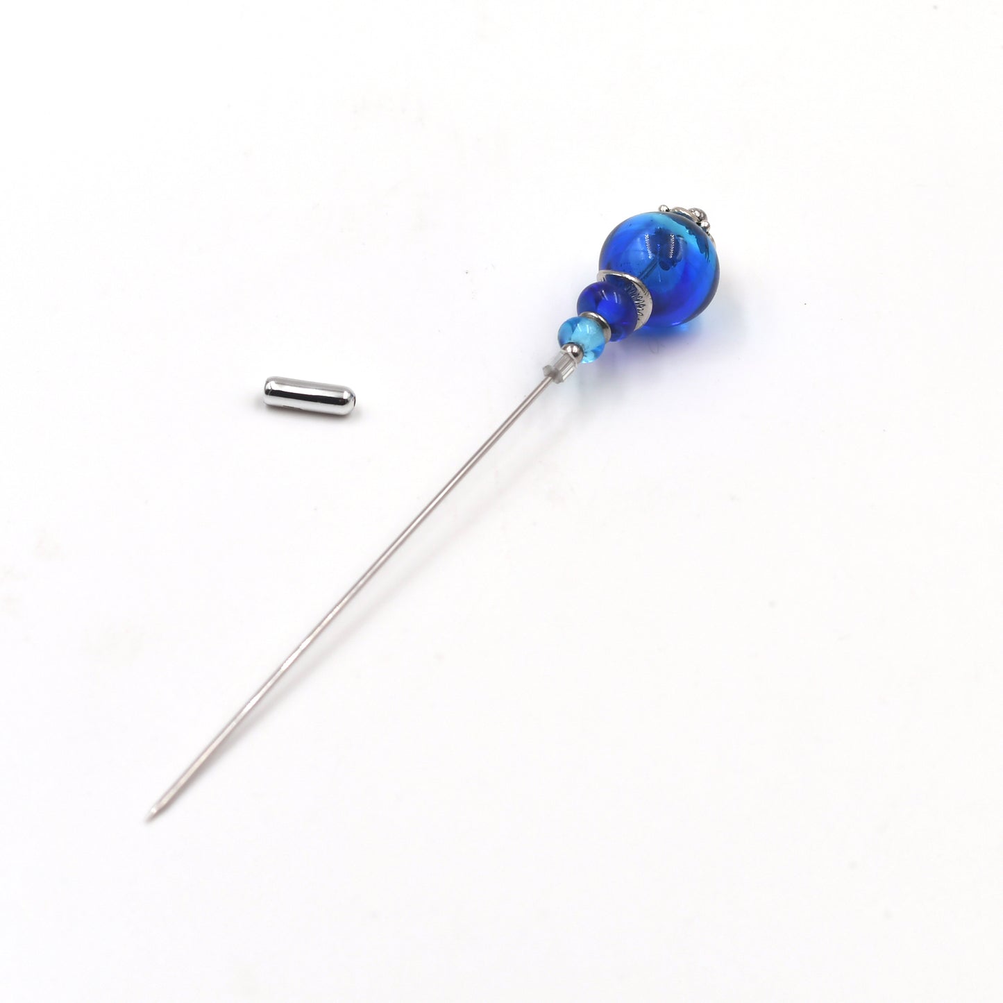 Fibule "Duo Bleu Bulle"
