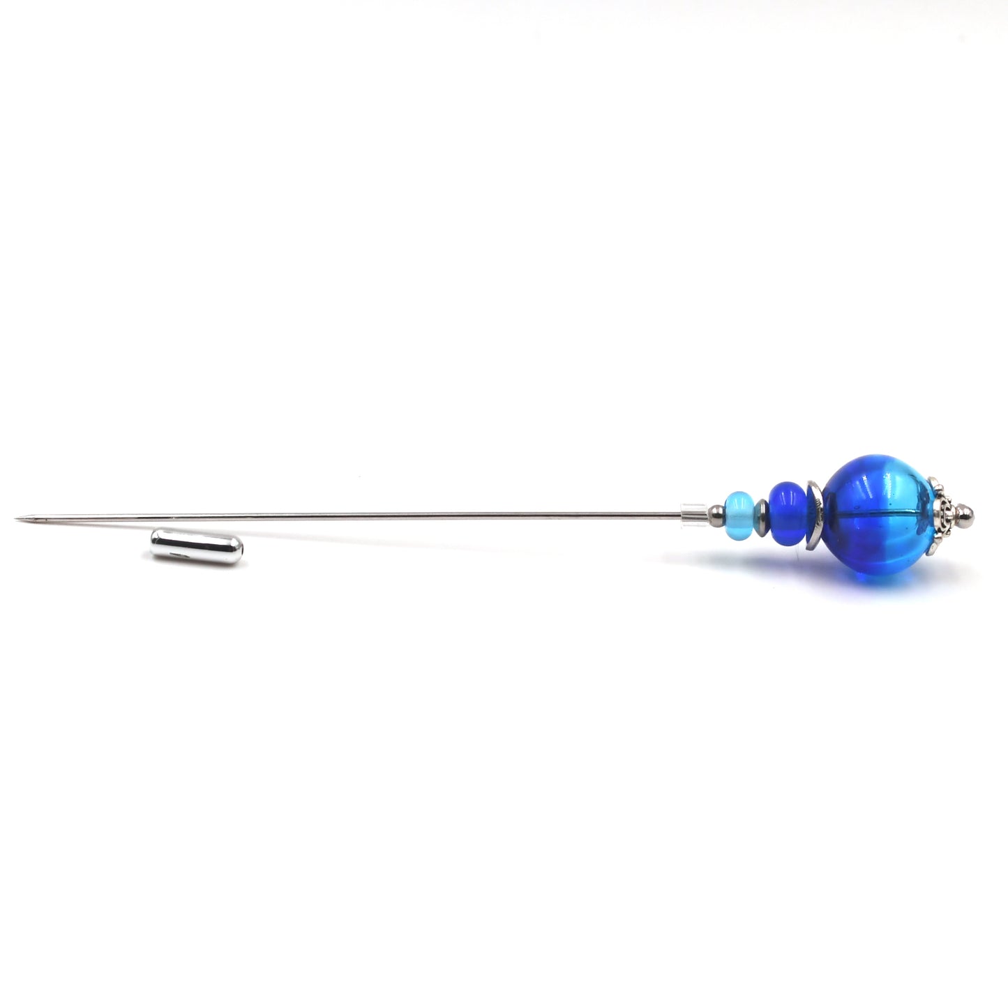 Fibule "Duo Bleu Bulle"