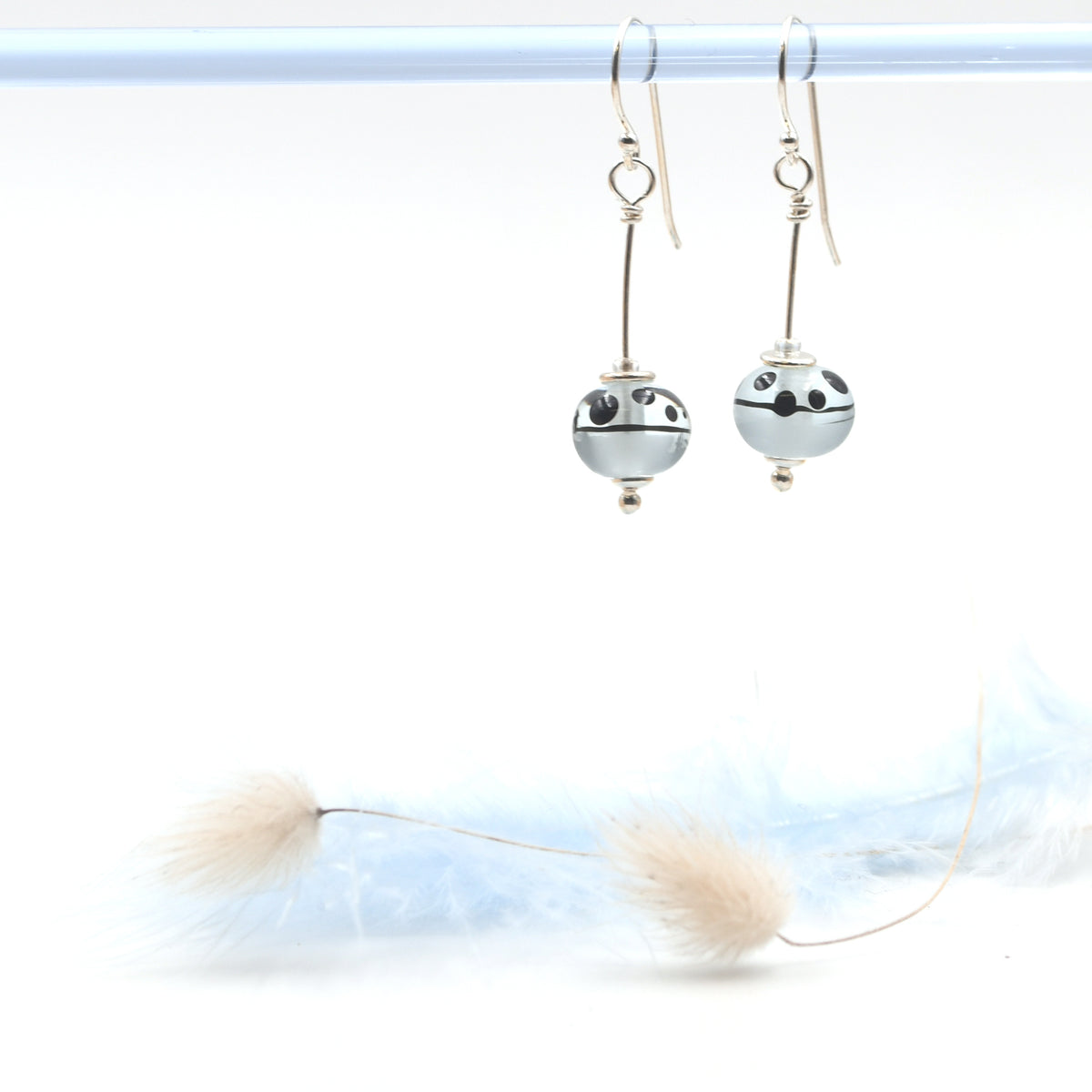 Boucles Dune Argent "Améthyste"