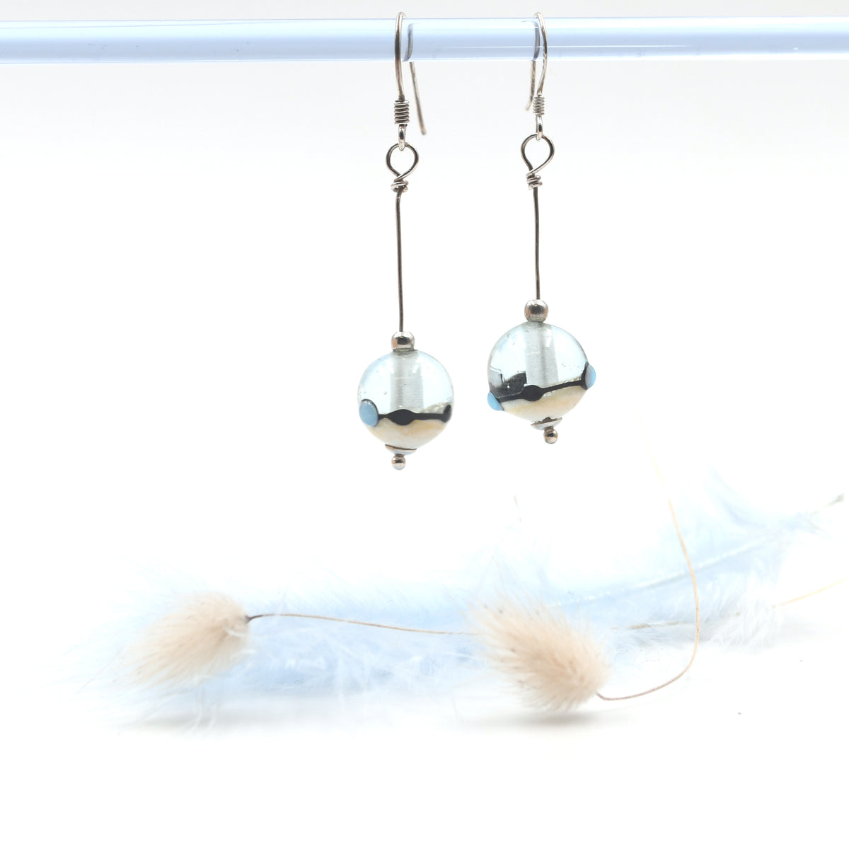 Boucles Dune Argent "Améthyste"