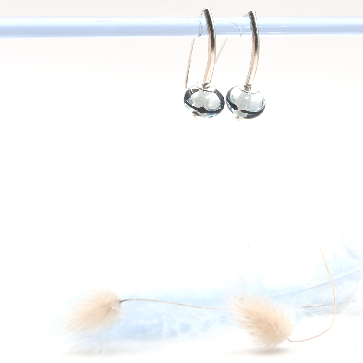Boucles Dune Argent "Améthyste"