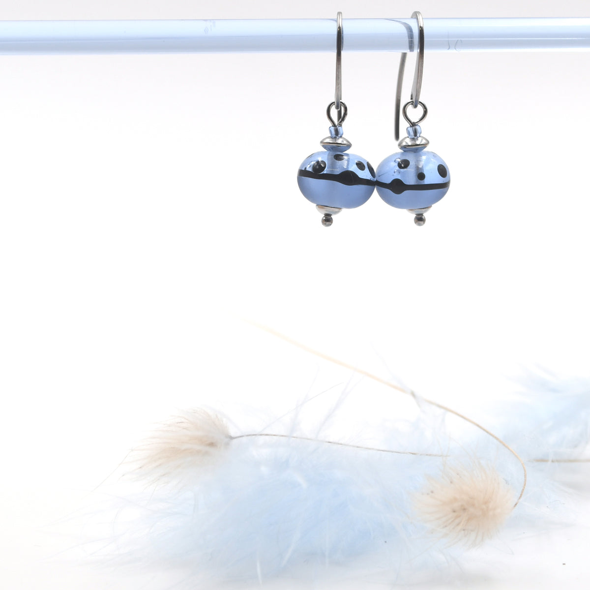Boucles Dune Acier "Bleu"
