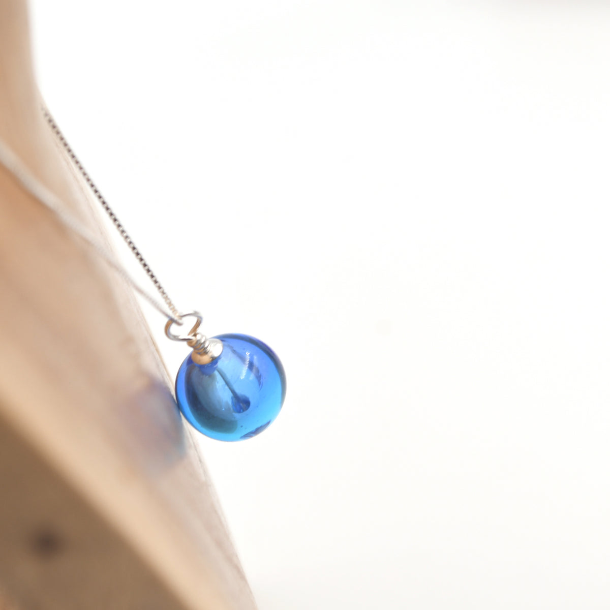Collier Perle Creuse "Fusion"