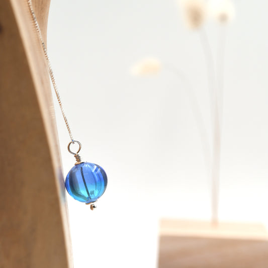 Collier Perle Creuse "Fusion"