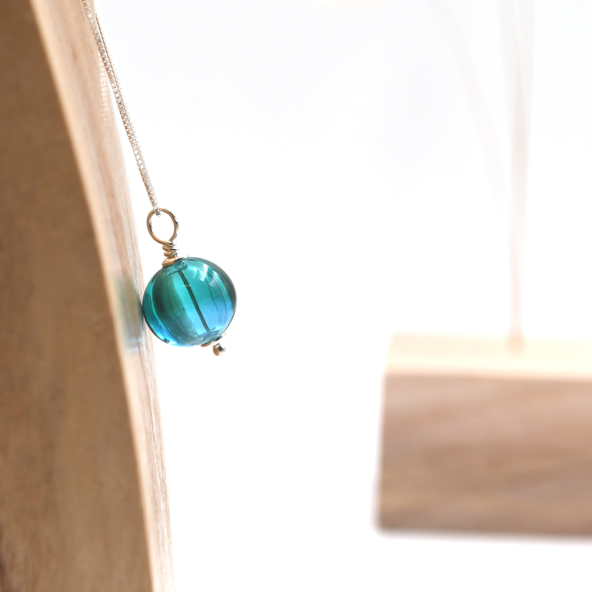 Collier Perle Creuse "Fusion"