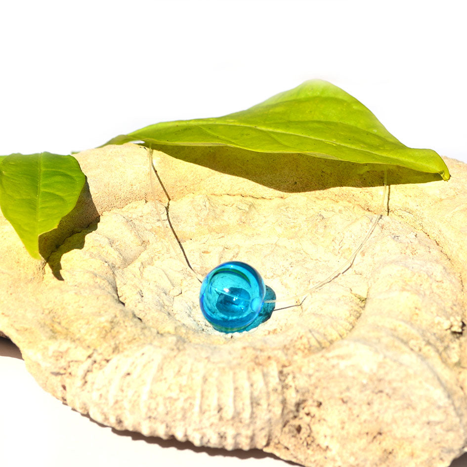 Collier Perle creuse "Solitaire"