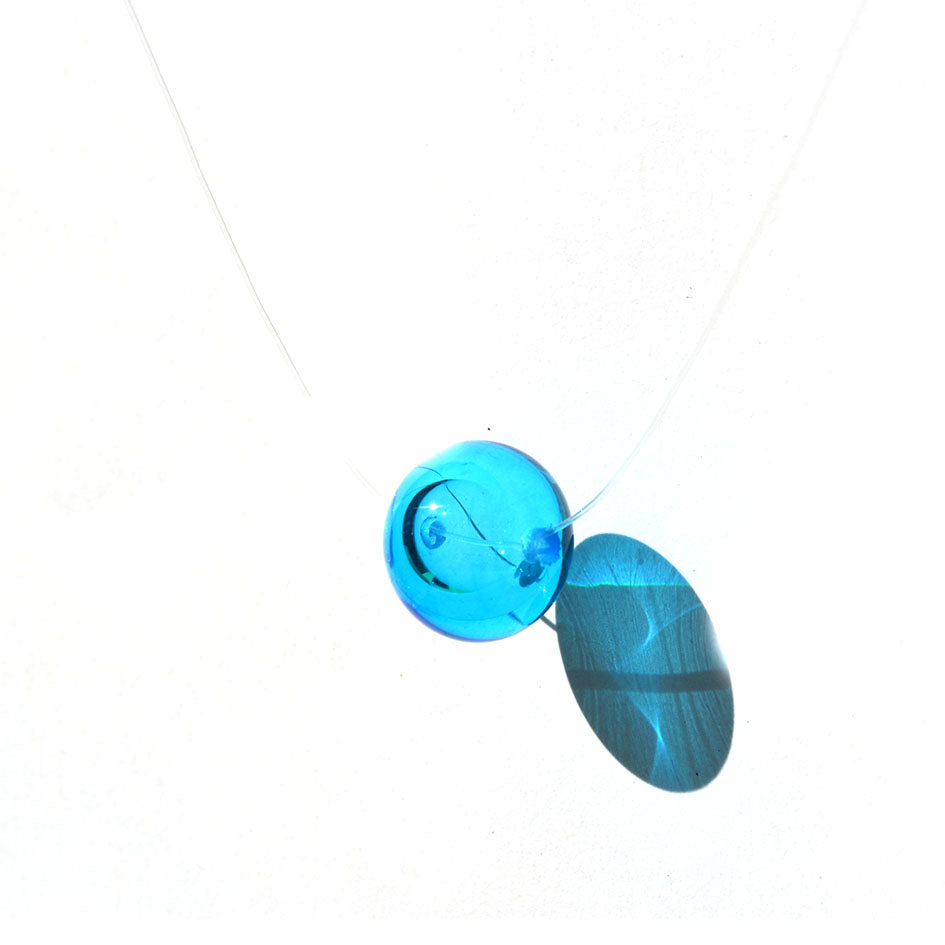 Collier Perle creuse "Solitaire"