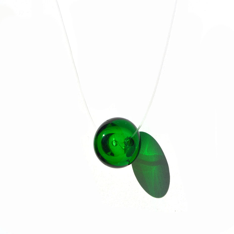 Collier Perle creuse "Solitaire"