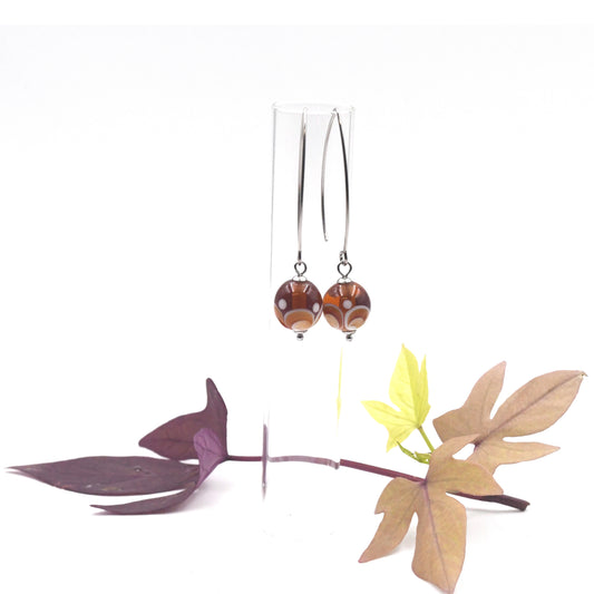 Boucles d'oreilles Amandine modèle long