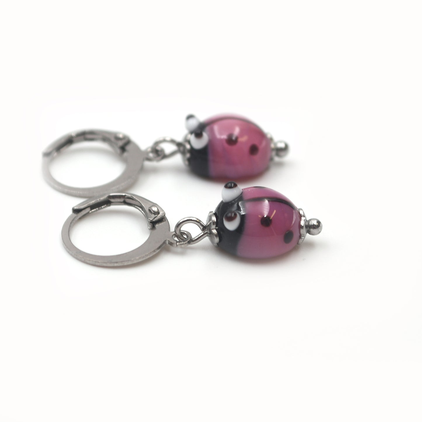 Boucles d'oreilles Coccinelles