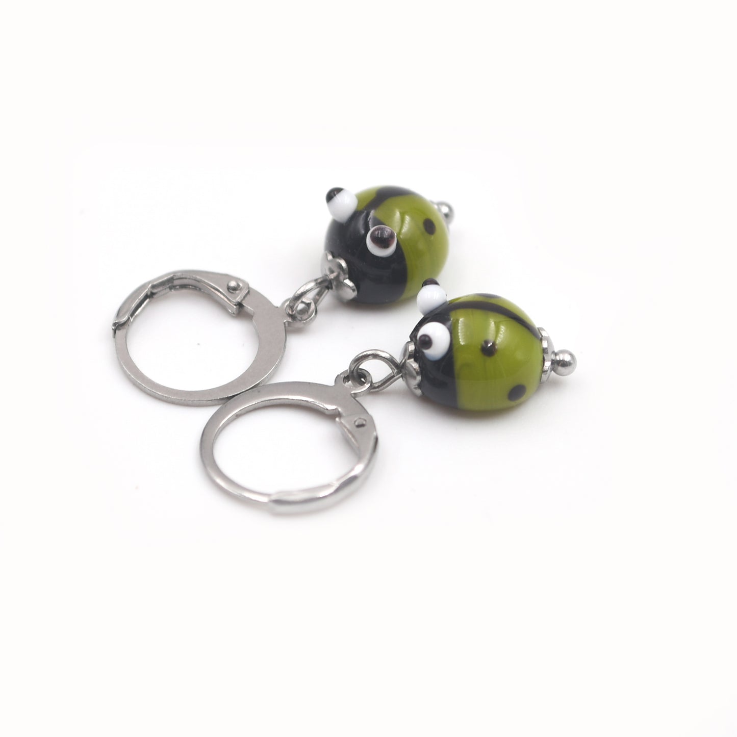 Boucles d'oreilles Coccinelles
