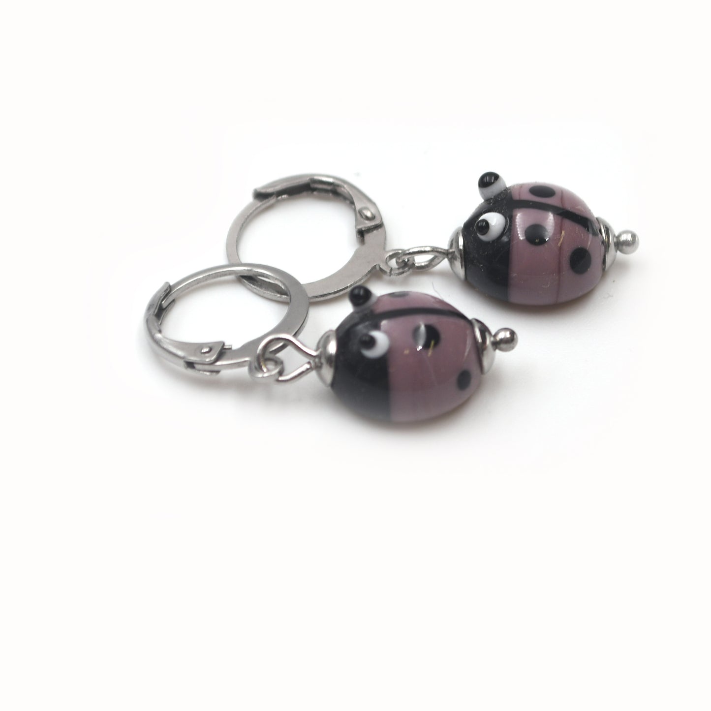Boucles d'oreilles Coccinelles