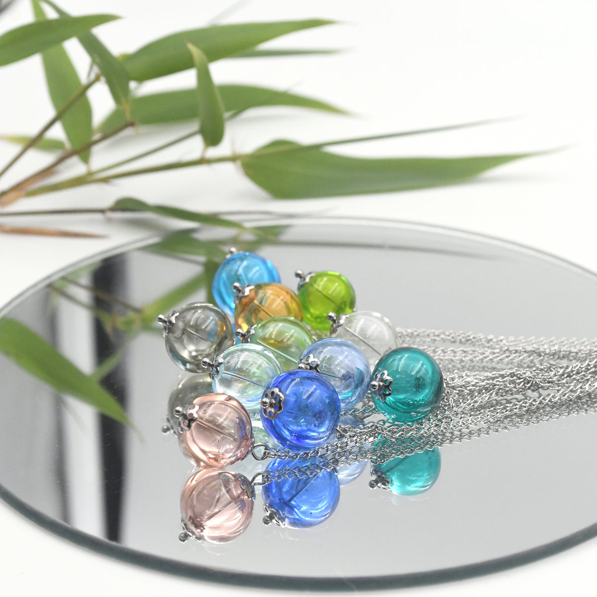 Collier Perle Creuse "Bulle"