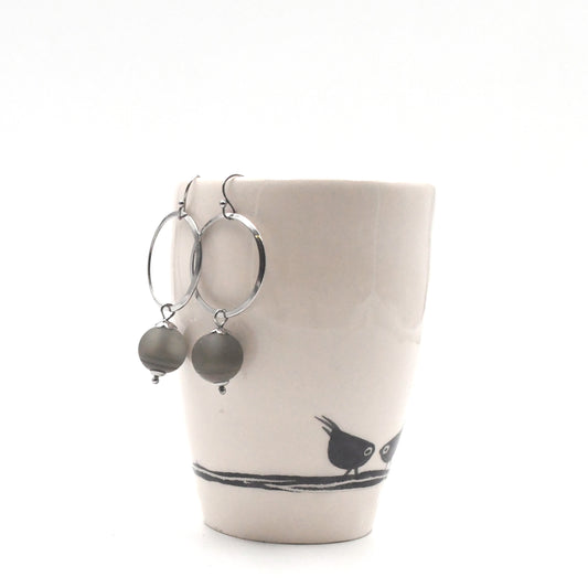Boucles Toujours Chic "Gris poudré"
