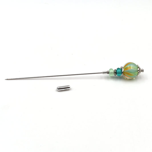 Fibule "Menthe Ambrée"