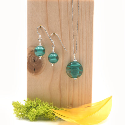 Parure Pagode Bleue canard