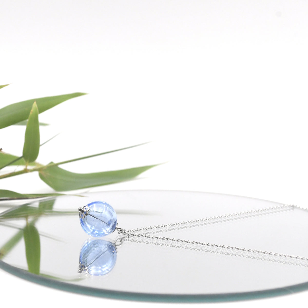 Collier Perle Creuse "Bulle"