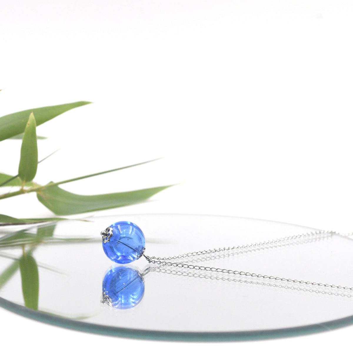 Collier Perle Creuse "Bulle"