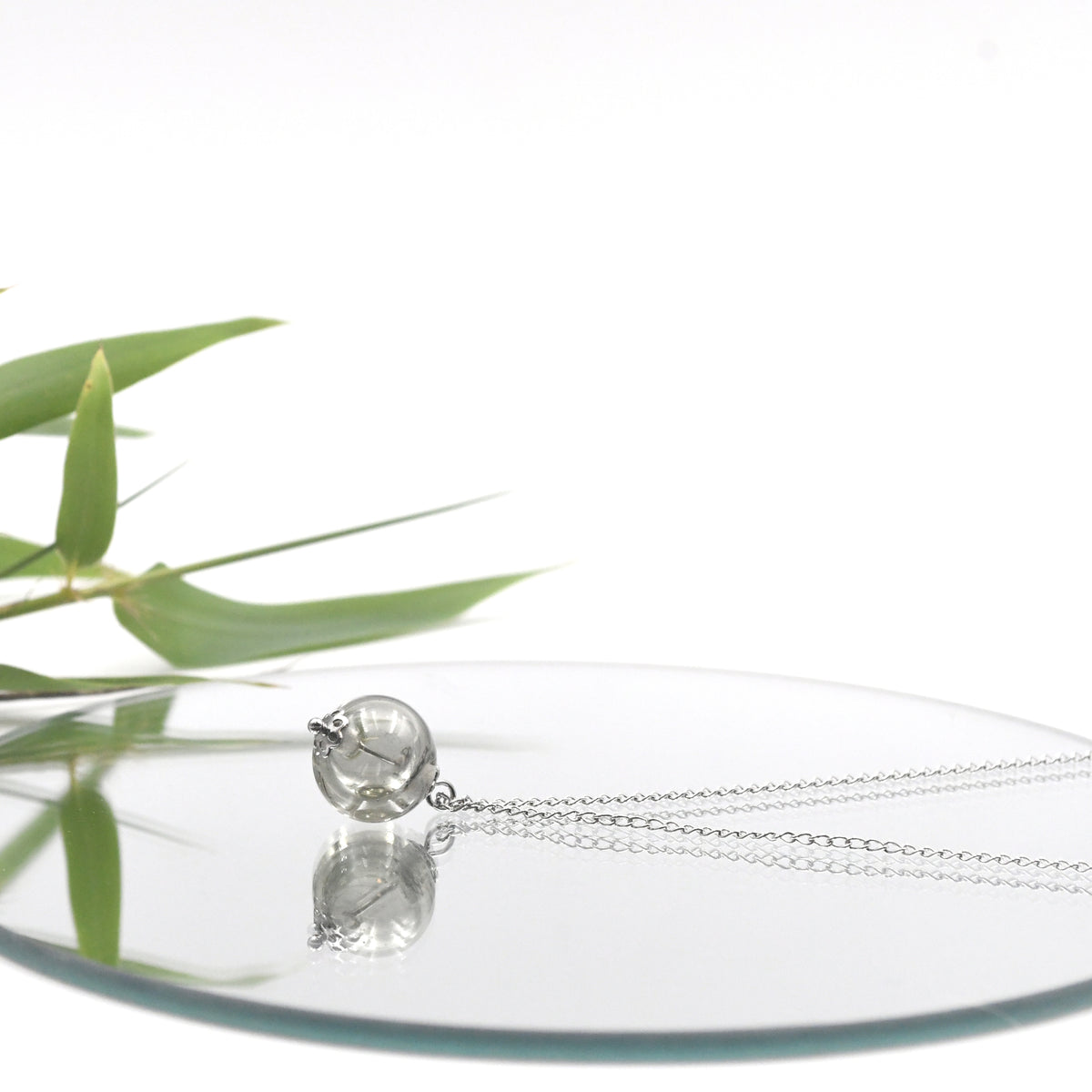 Collier Perle Creuse "Bulle"