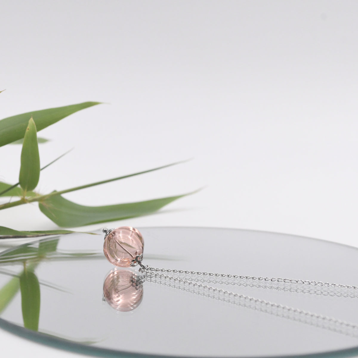Collier Perle Creuse "Bulle"