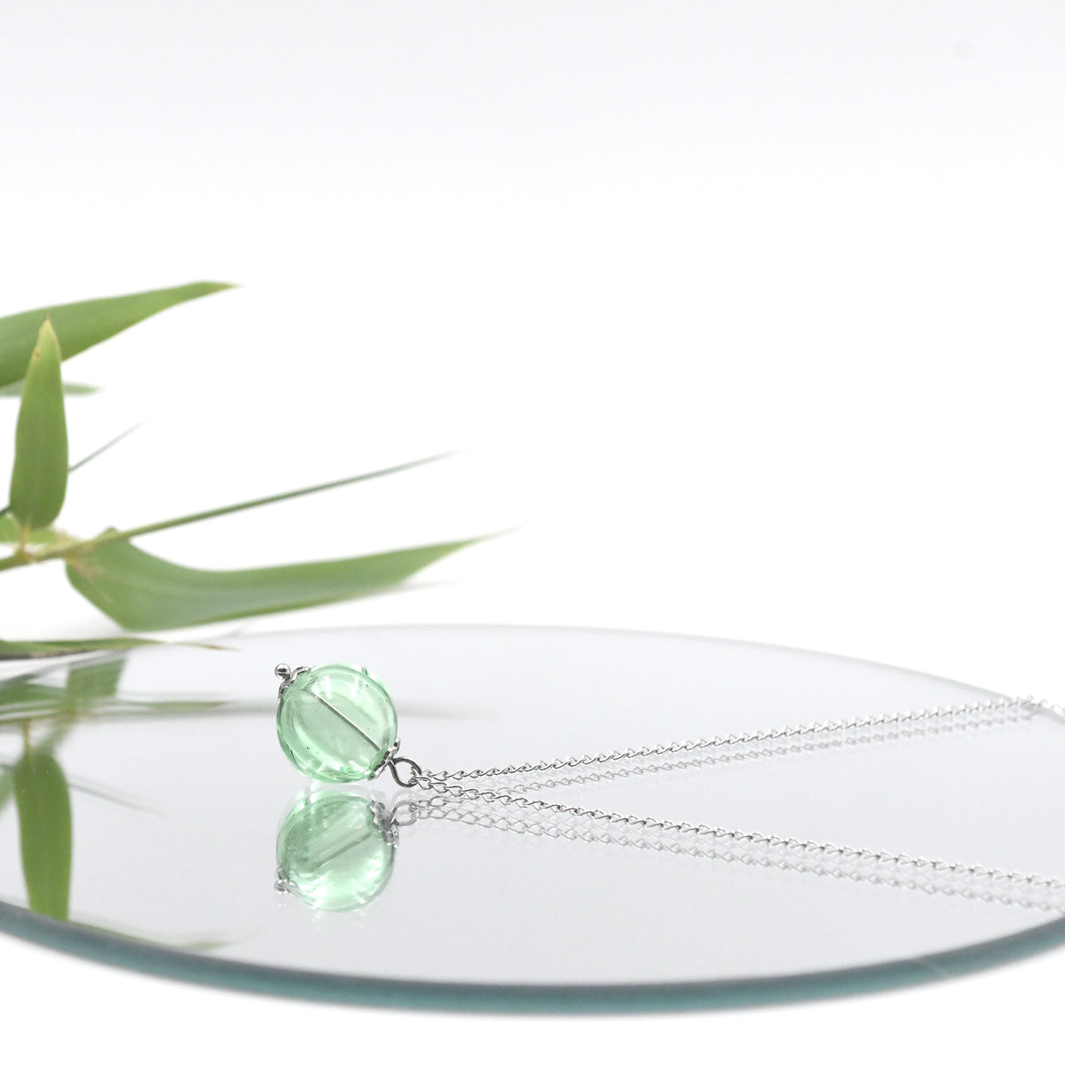 Collier Perle Creuse "Bulle"
